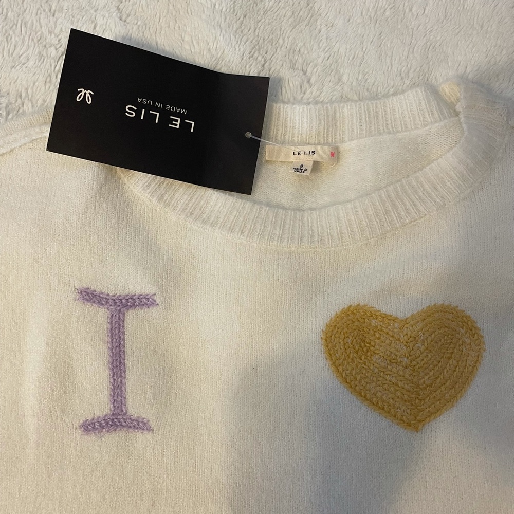 Ivory crop sweater